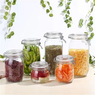 Staklena tegla za skladištenje hrane